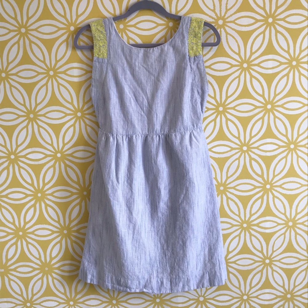 J. Crew Siesta Embroidered Dress